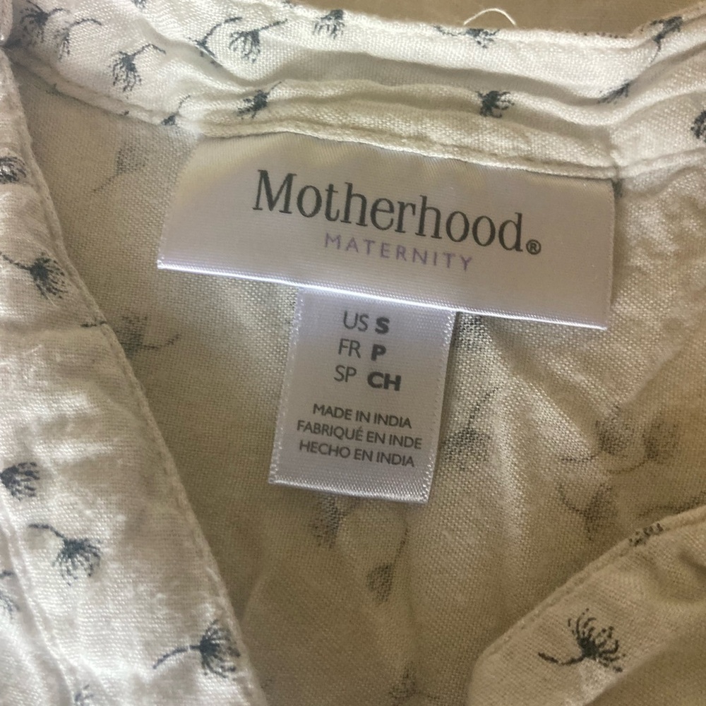 Motherhood Maternity Women's Tops - Black, White, and burnt orange color - Picture 5 of 10